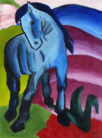 Piccoli Artisti Il Cavallo Blu di Franz Marc